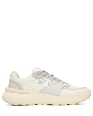 Naked Wolfe Dart Semsket Skinn Sneakers Herre Hvite Grå | WPZ3022IP