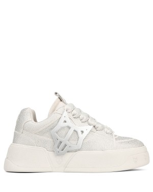 Naked Wolfe Kosa Sneakers Herre Hvite Sølv | KRF5964NU