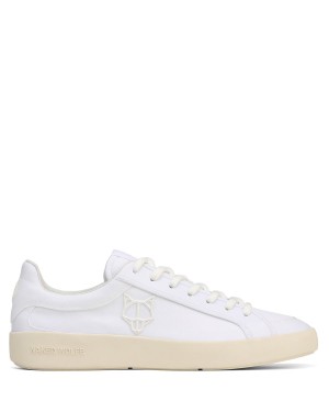 Naked Wolfe Portofino Nylon Sneakers Herre Hvite | GKV5899NT