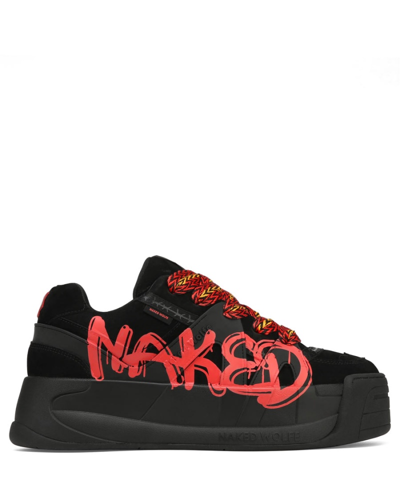 Naked Wolfe Badesandaler Sneakers Herre Rød | IVQ4022YP