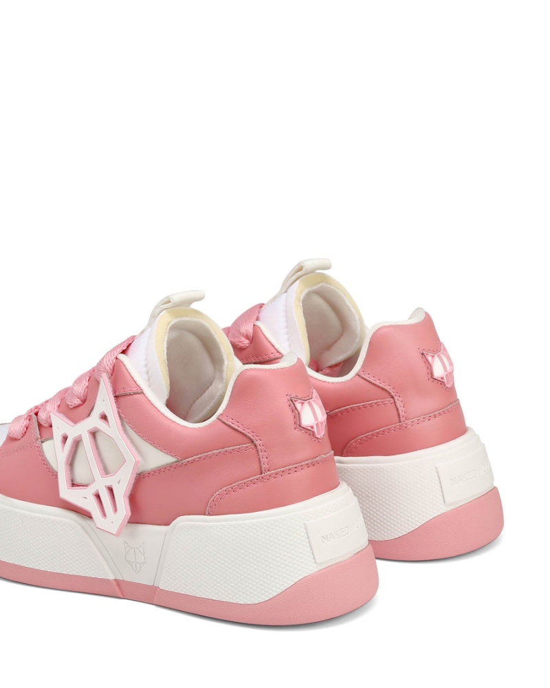 Naked Wolfe City Baby Sneakers Dame Rosa Hvite | DMF6234KC