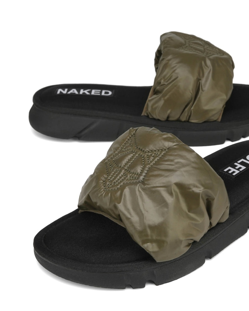 Naked Wolfe Coasting Badesandaler Herre Khaki | KVQ8199AO