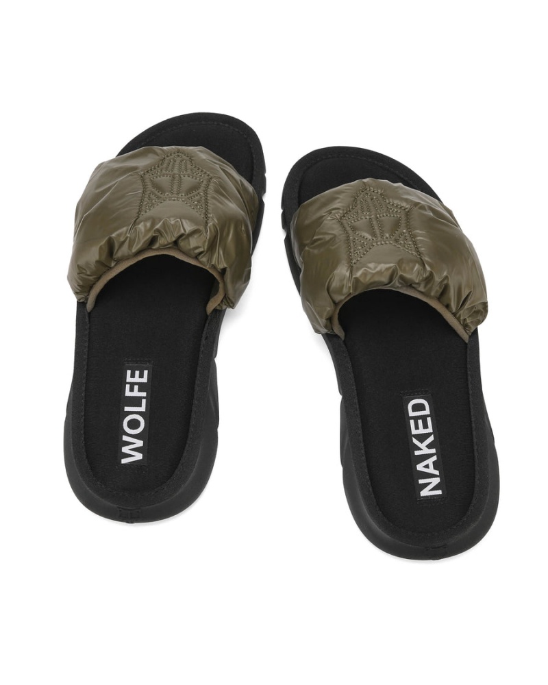 Naked Wolfe Coasting Badesandaler Herre Khaki | KVQ8199AO