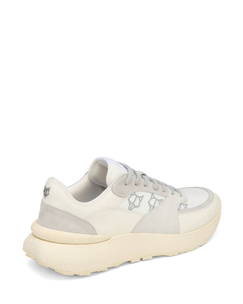 Naked Wolfe Dart Semsket Skinn Sneakers Herre Hvite Grå | WPZ3022IP