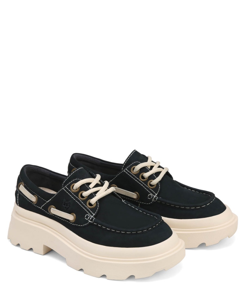 Naked Wolfe Dock Loafers Herre Marineblå Hvite | LVC1226FT