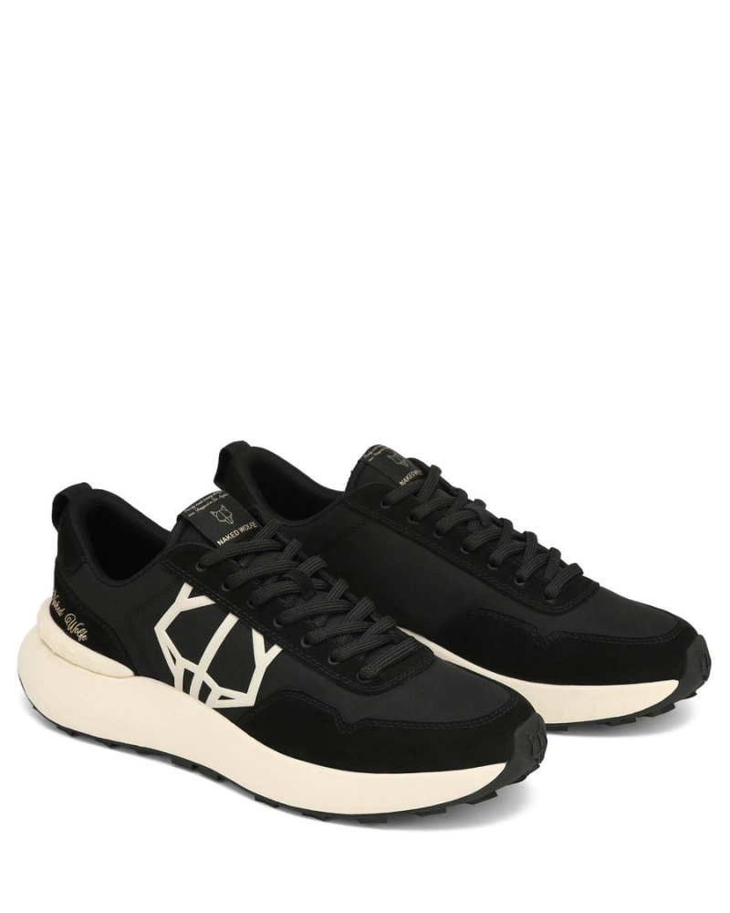 Naked Wolfe Doubt Nylon Sneakers Herre Svarte | WBC2380WV