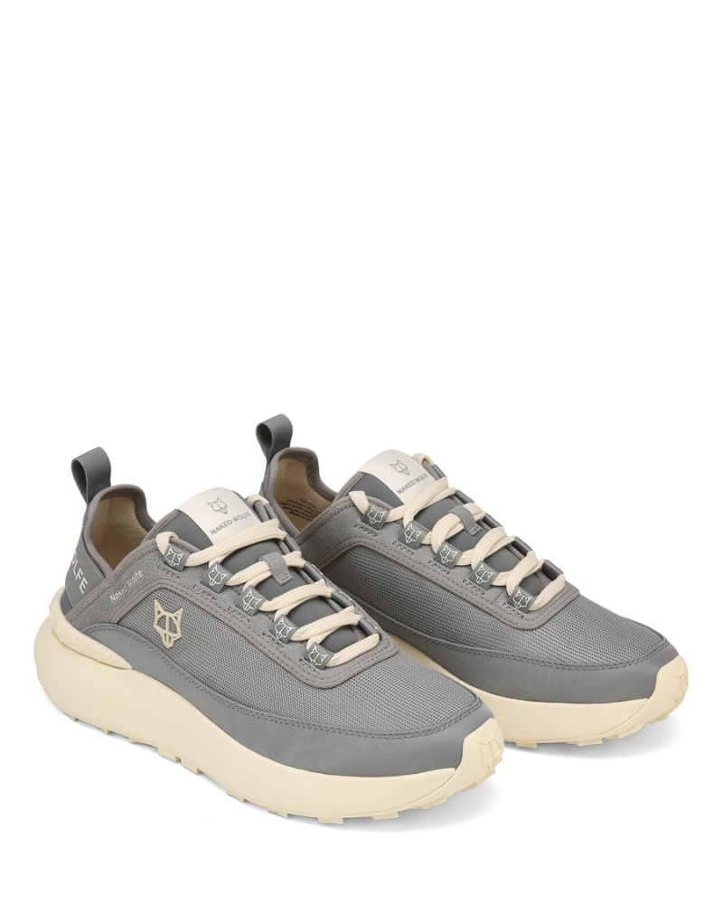 Naked Wolfe Drip Nylon Sneakers Herre Grå | DIP5738QI