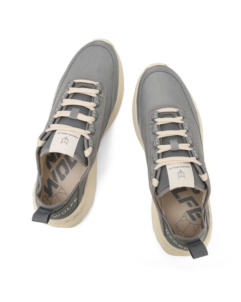 Naked Wolfe Drip Nylon Sneakers Herre Grå | DIP5738QI