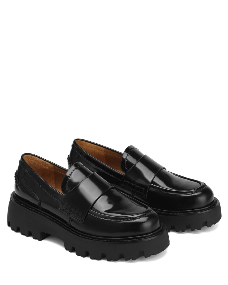 Naked Wolfe Flawless Box Loafers Dame Svarte | ZEW2242TQ