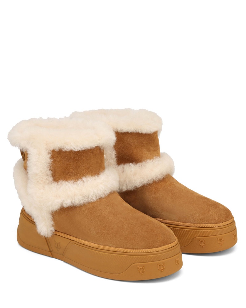 Naked Wolfe K-01 Shearling Støvler Herre Brune | WOQ2363CF