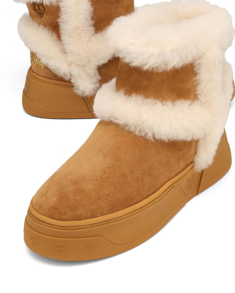 Naked Wolfe K-01 Shearling Støvler Herre Brune | WOQ2363CF