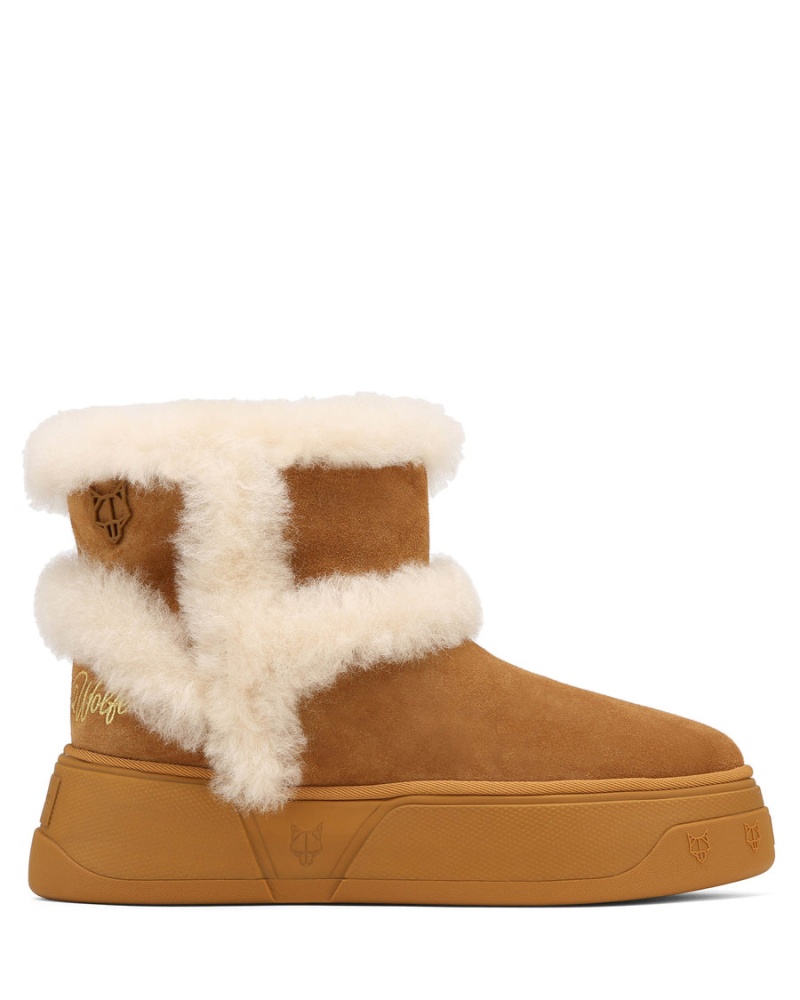 Naked Wolfe K-01 Shearling Støvler Herre Brune | WOQ2363CF