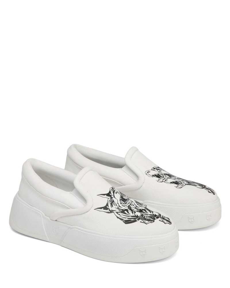 Naked Wolfe Killer Sneakers Herre Hvite | WUK6291ZD