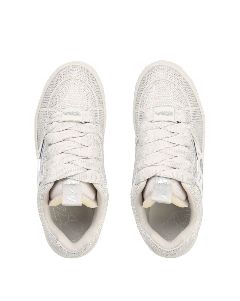 Naked Wolfe Kosa Sneakers Herre Hvite Sølv | KRF5964NU