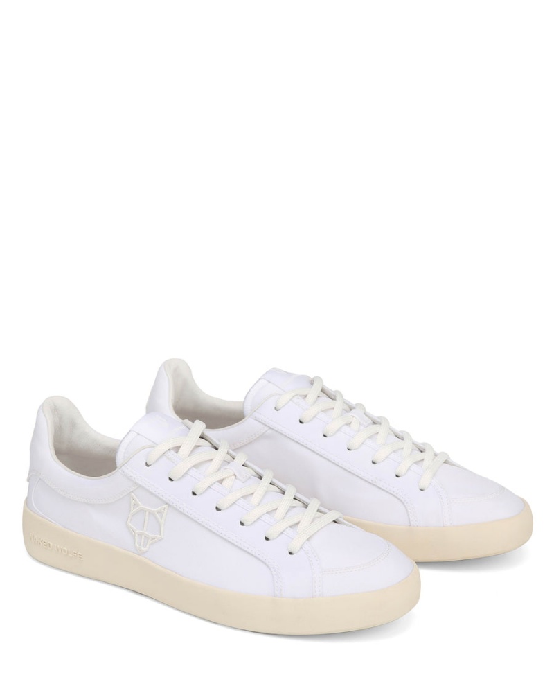 Naked Wolfe Portofino Nylon Sneakers Herre Hvite | GKV5899NT