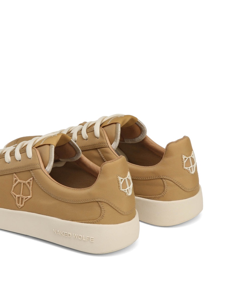 Naked Wolfe Portofino Nylon Sneakers Herre Khaki | TEE10019AT