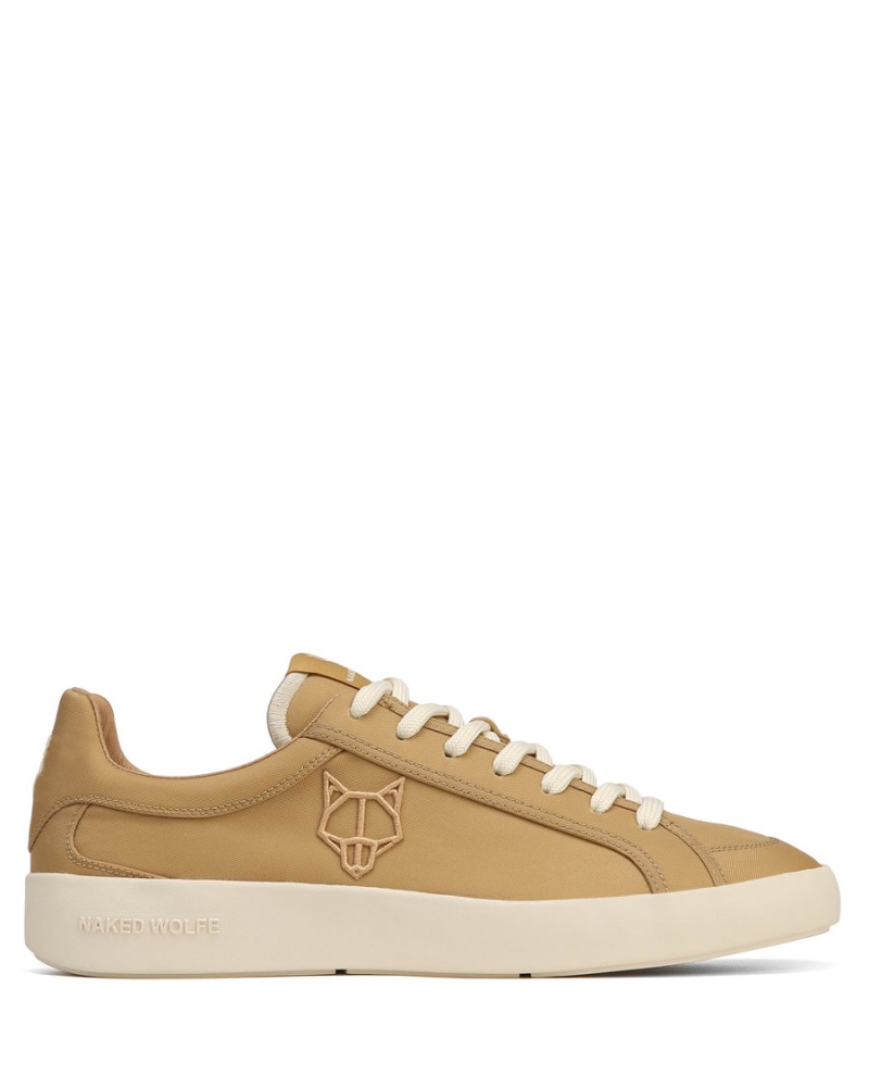 Naked Wolfe Portofino Nylon Sneakers Herre Khaki | TEE10019AT