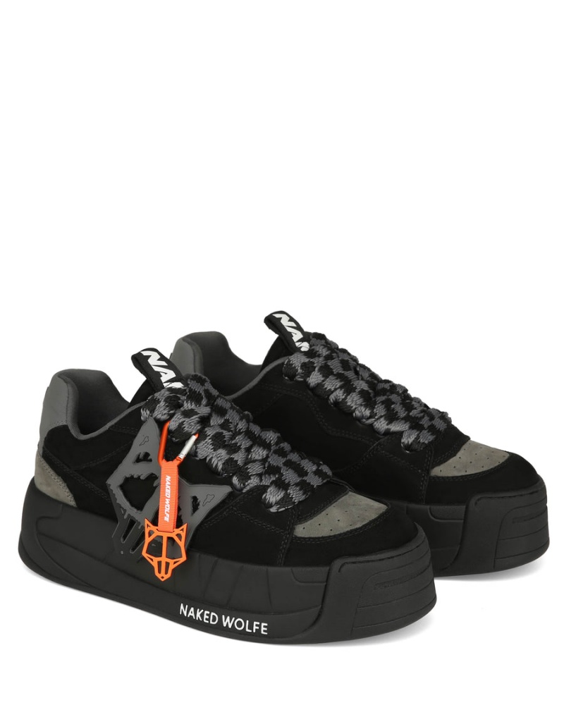 Naked Wolfe Slade Sneakers Herre Svarte | PYF8070SM