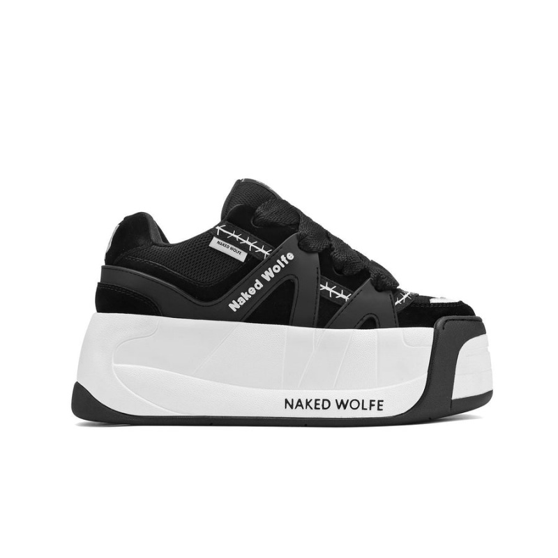 Naked Wolfe Slider Sneakers Dame Svarte | WFT674KT