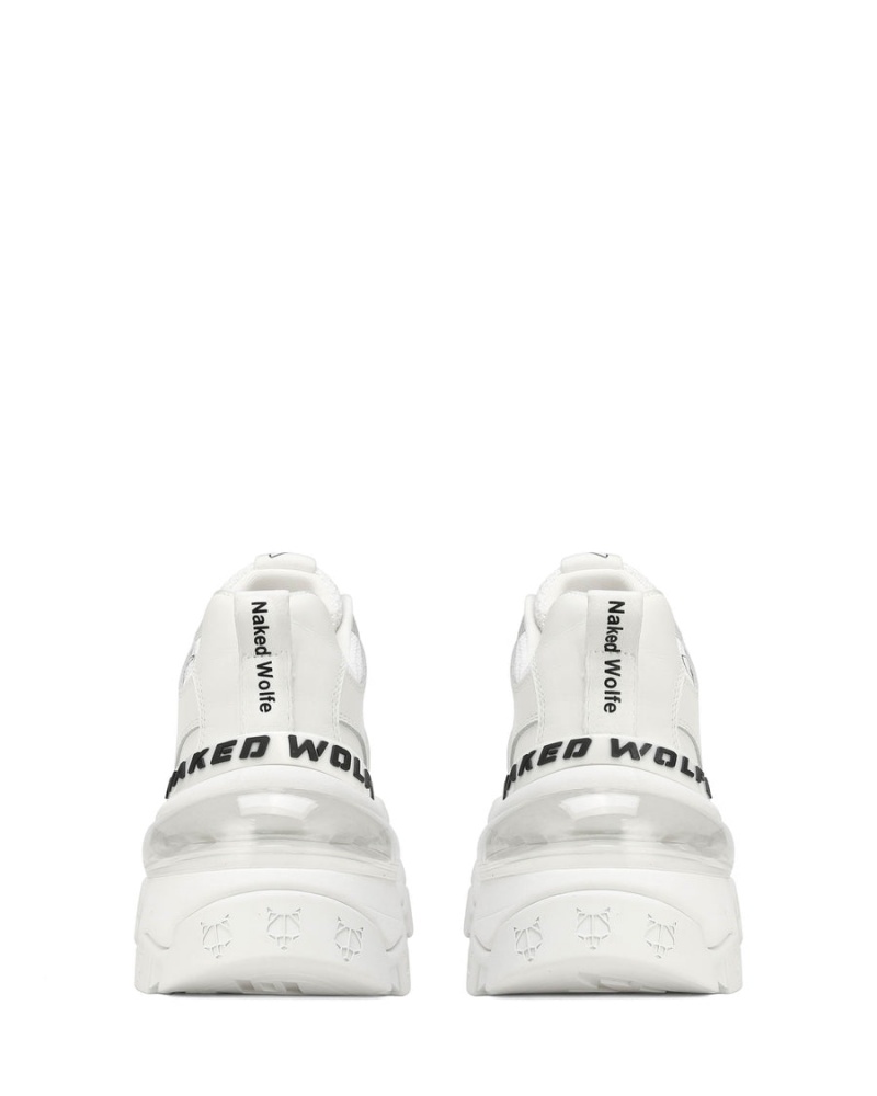 Naked Wolfe Vind Sneakers Dame Hvite | GJS632XJ