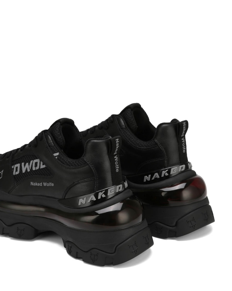 Naked Wolfe Vind Sneakers Dame Svarte | AXJ812WW